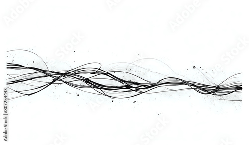 White background with abstract black color