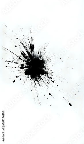 White background with abstract black color