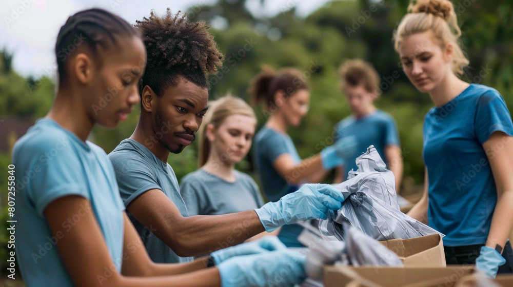 An acquaintance group lending a hand at a communal function, cooperating to improve the world and contribute significantly to society An acquaintance group lending a hand at a communal function, cooperating to improve the world and contribute significantly to society