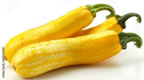 Fresh and organic yellow squashes, a great source of vitamins and minerals.
