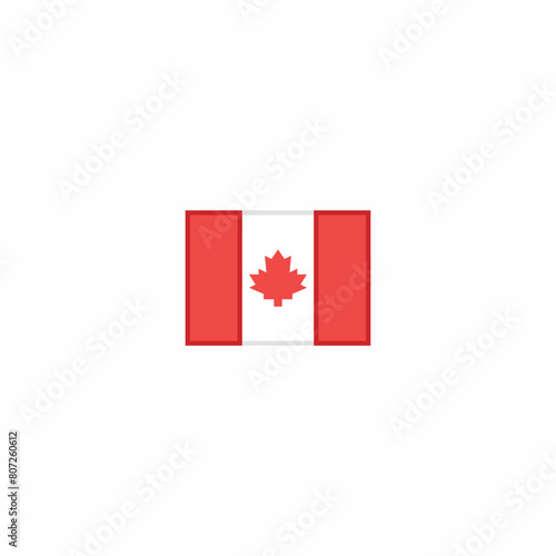 canada national flag leaf vector