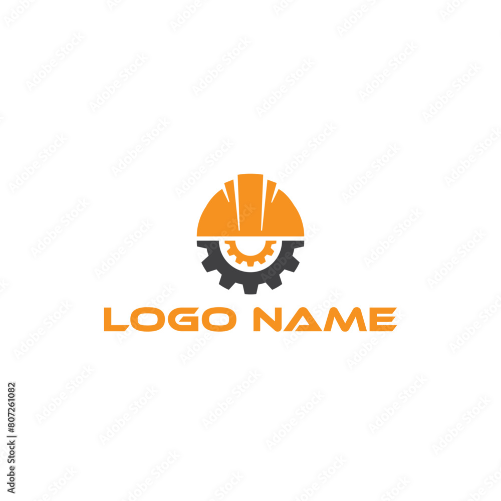 Vector construction logo design concept template Vector construction logo design concept template