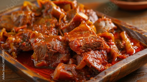 Beef tripe, or "usu", is a famous South African dish.
