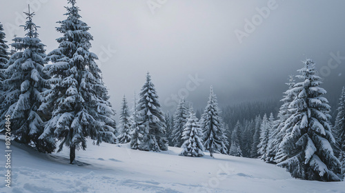 winter forest in the snow © Luqman