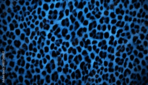  leopard blue background  cat texture  black spots on blue background  modern stylish print