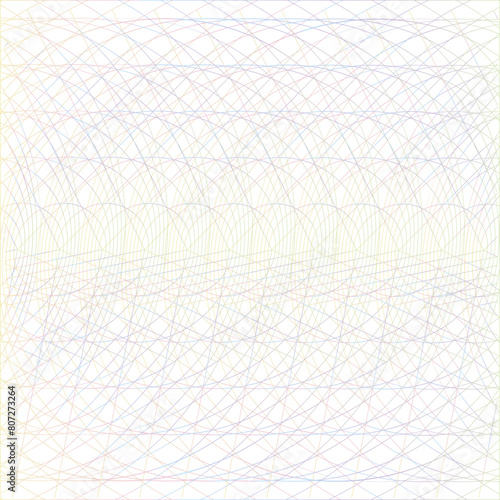 Abstract Geometric Pattern with Overlapping Lines and Gradient Background