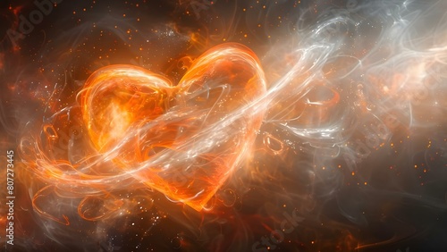Galaxies form heart shape in cosmic fusion inspired by technology hues. Concept Cosmic Love, Technology Inspired, Heart Shape, Galaxies, Cosmic Fusion