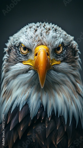 portrait of American eagle 