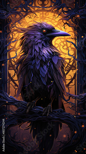 Dark Crow Wallpaper