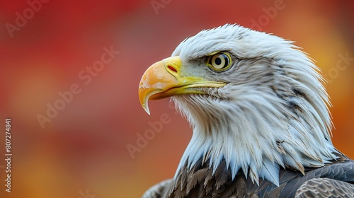 close up of bald eagle