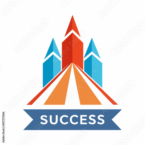 a minimalist Success logo vector art illustration  11 