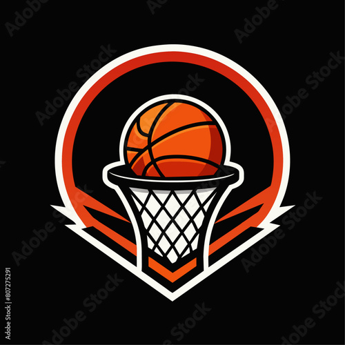 Basketball logo vector art illustration (29) © Big Dream
