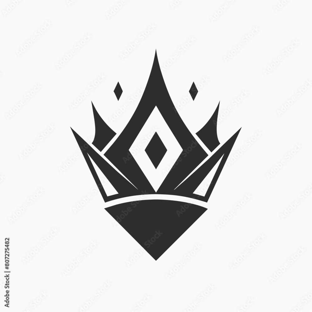 Crown logo vector art illustration (13) Crown logo vector art illustration (13)