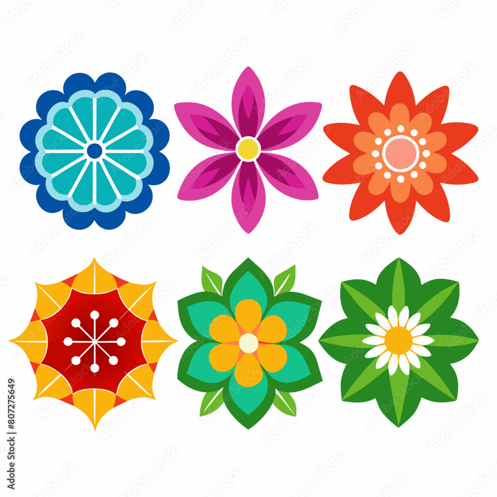 Fototapeta premium create-a-set-of-flower-icon-vector-art-illustratio (6)