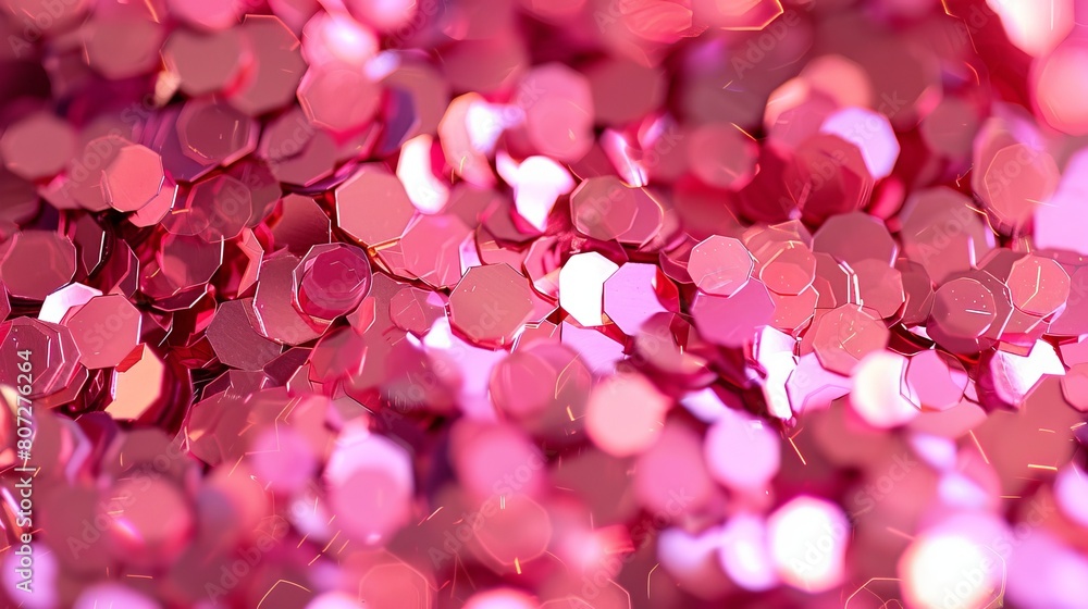 background of pink sequins.