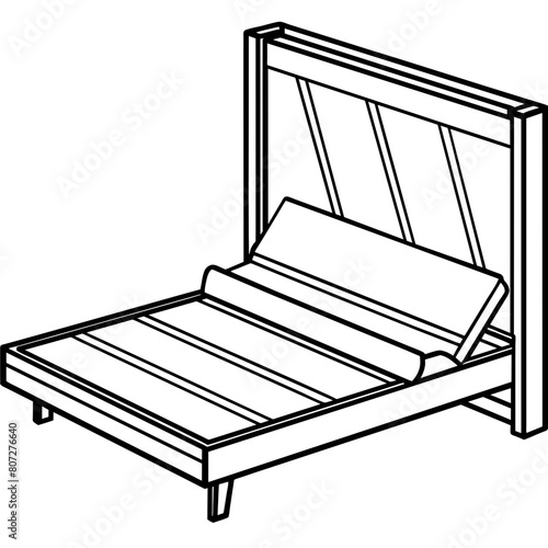 illustration of a bed photo