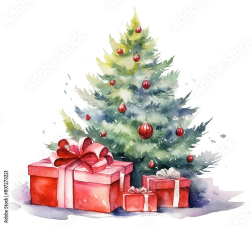 PNG Christmas paper plant tree.