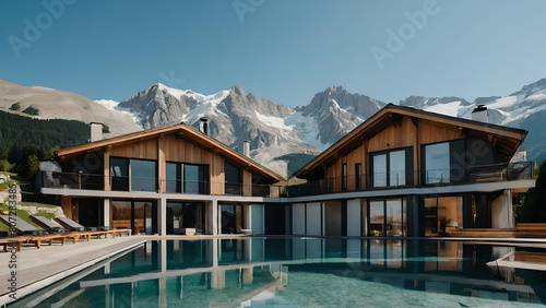 A luxurious dream house in the Alps with a modern and classic style © Luxury Richland