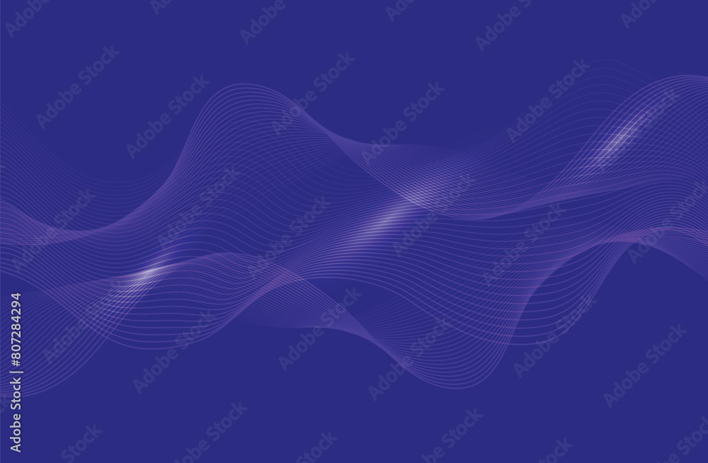 Abstract Waving Line Particle Technology Background Abstract Waving Line Particle Technology Background