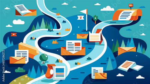 A lively river of information with a constant flow of sensational stories and captivating headlines..