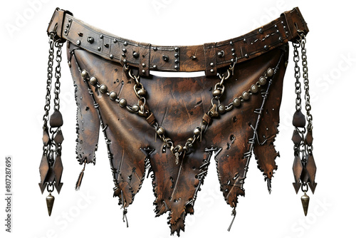Stylish Loincloth Fashion Trends on transparent background.