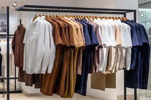 Wallpaper Mural Fashionable casual clothes in a boutique store Torontodigital.ca