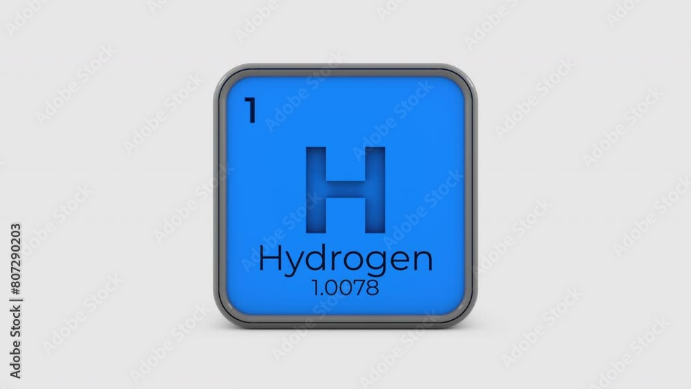 Animation of Hydrogen Element Periodic Table Animation of Hydrogen Element Periodic Table