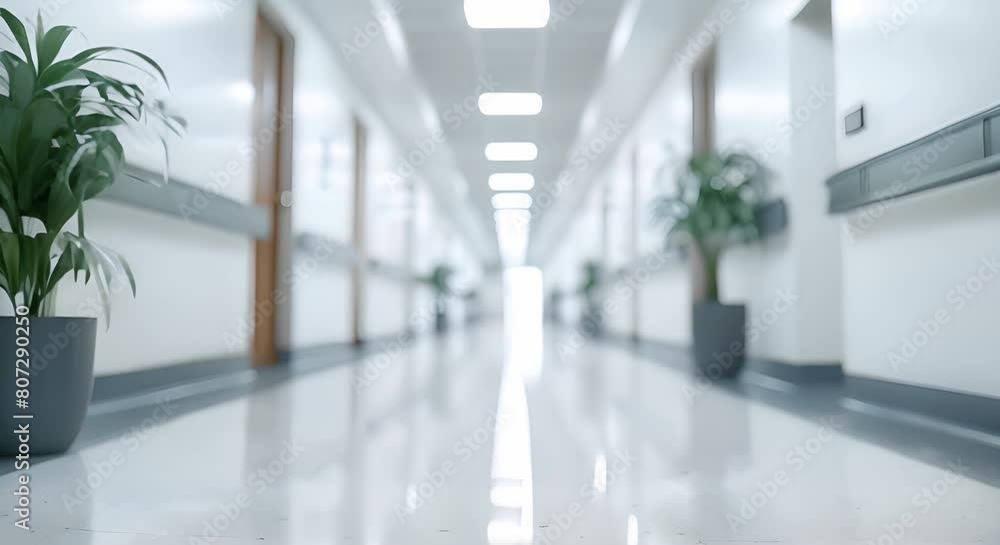 Luxurious abstract design in a blurry hospital corridor. Concept Abstract Design, Luxurious Decor, Blurry Hospital Corridor Luxurious abstract design in a blurry hospital corridor. Concept Abstract Design, Luxurious Decor, Blurry Hospital Corridor