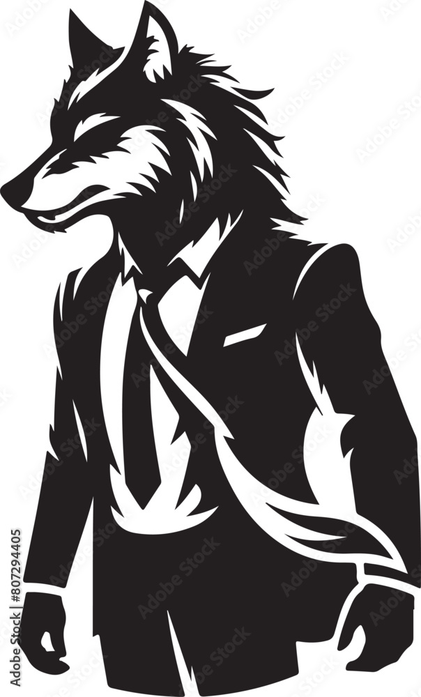 Obraz premium killer wolfman vector, eps 10