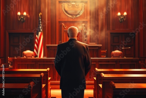 Judicial Scene: Attorney's Outlook © Andrii 