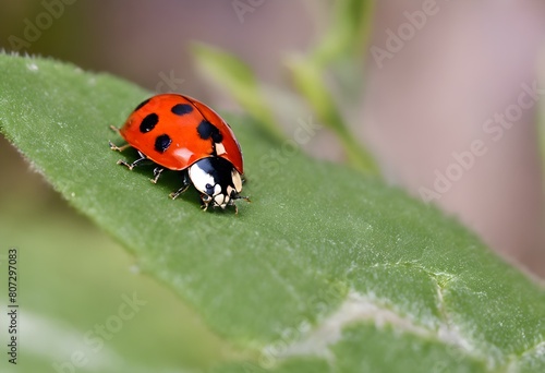 ladybug on a leaf © Simon Edge