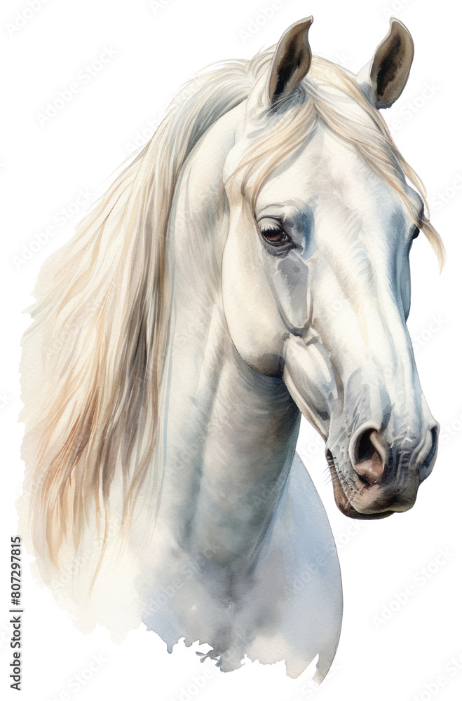 Obraz premium PNG Horse drawing animal mammal.