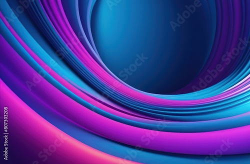 Multicolored abstract 3d background. Technology futuristic background. Trendy colors.