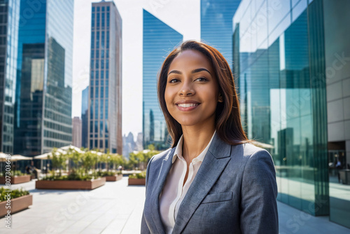 portrait of a diverse business woman