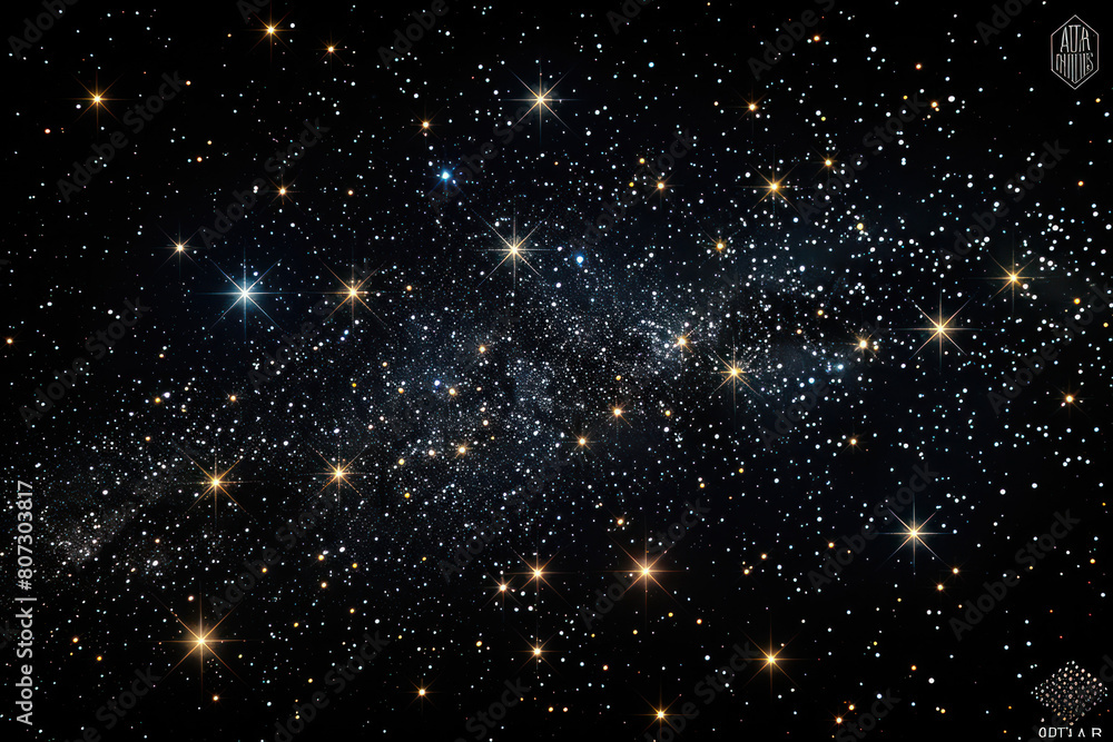 A group of stars clustered together in the dark night sky