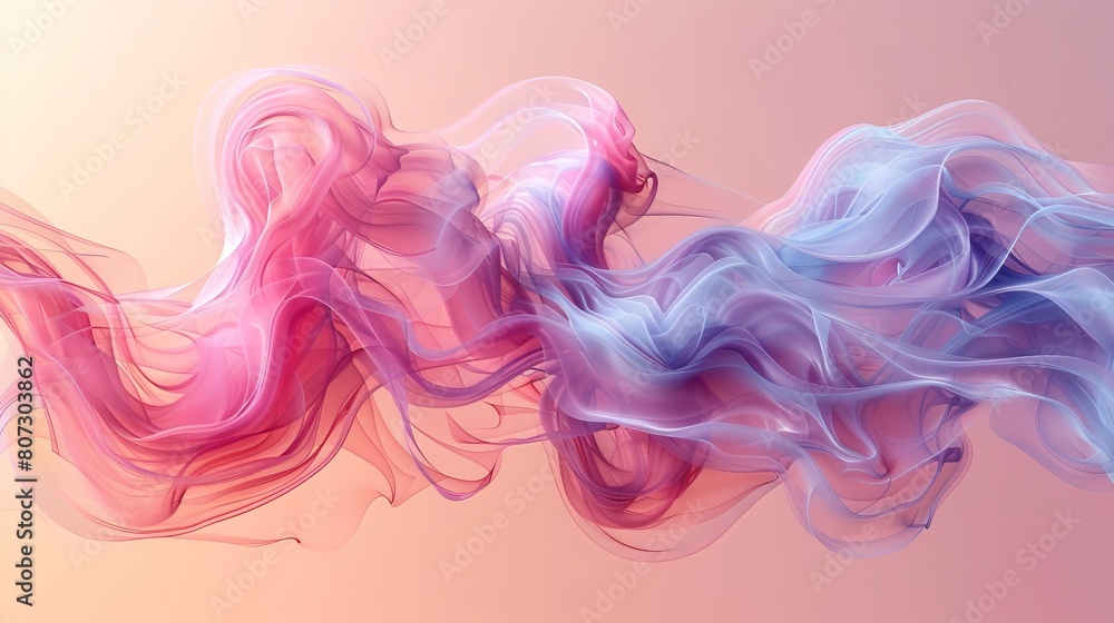 Smoke background with bright colors.