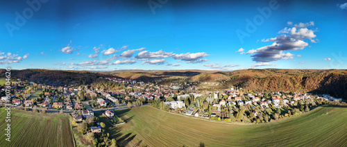 The village of Bilovice nad Svitavou near Brno photo