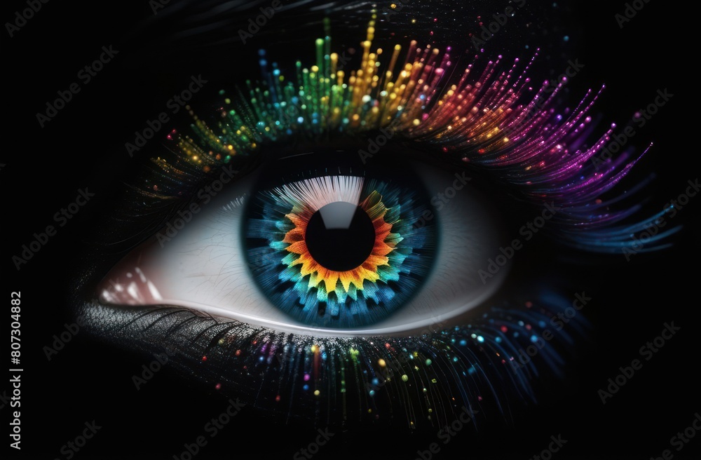 Closeup view of female eyes. Make up beauty eye. A makeup and beauty concept. Closeup view of female eyes. Make up beauty eye. A makeup and beauty concept.