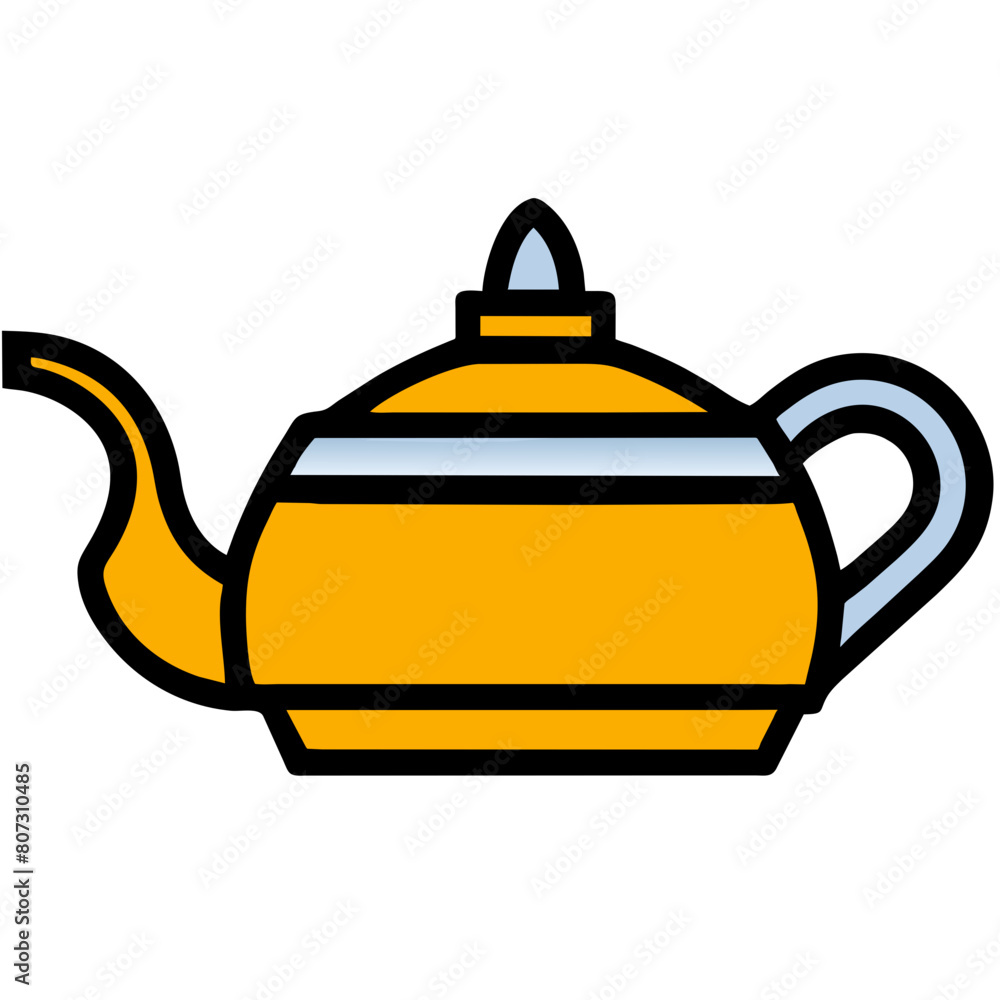 Obraz premium teapot isolated icon