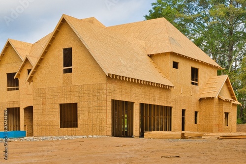 Large house under construction