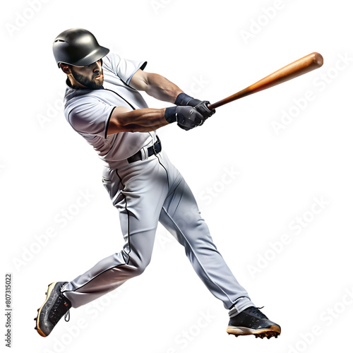 Baseball Player in a blue uniform