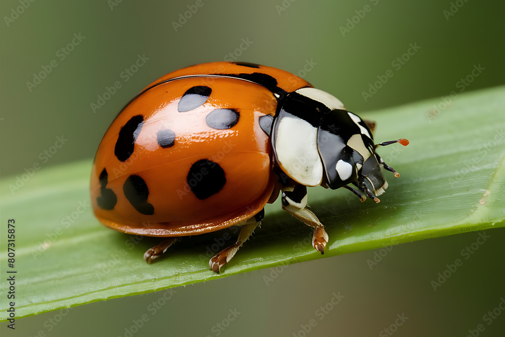 ladybug on green leaf ladybug on green leaf