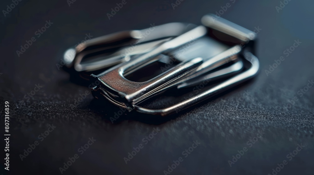 Elegant, high-resolution close-up of everyday office items like staples, presented in a minimalist, modern composition Elegant, high-resolution close-up of everyday office items like staples, presented in a minimalist, modern composition