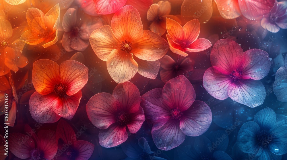 Flowers Floating in the Air Flowers Floating in the Air