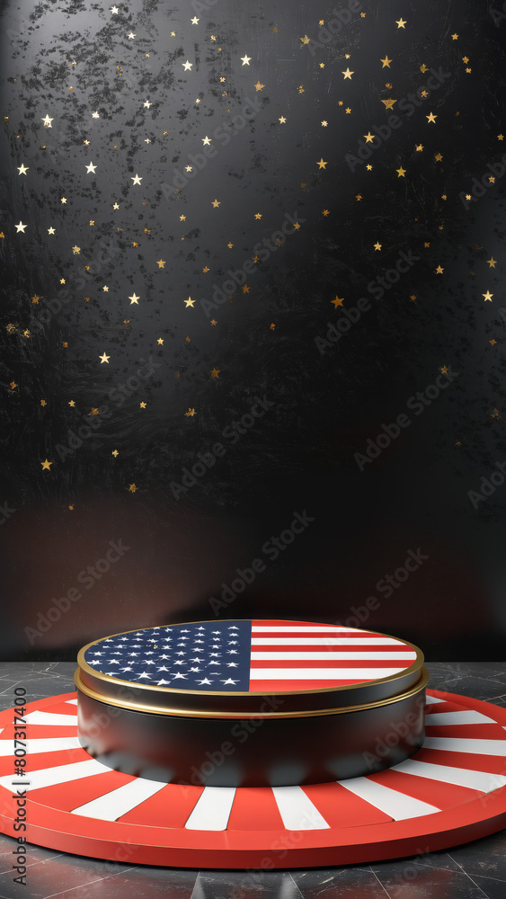 fourth of july podium