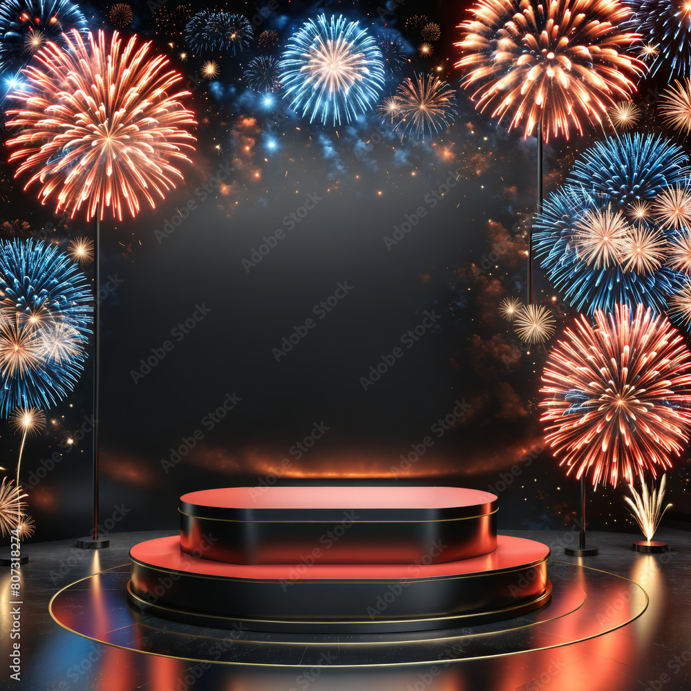 fourth of july podium