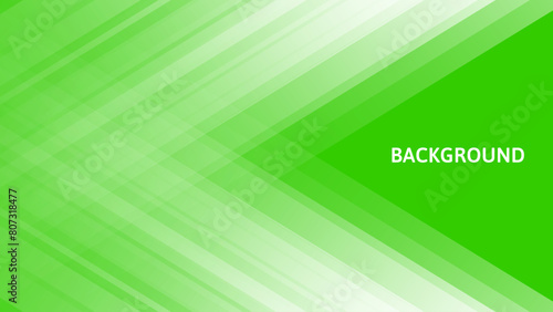 Green abstract background square and triangular pattern, modern geometric texture, diagonal rays and angles	