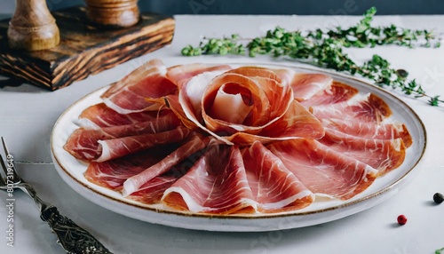 plato de jamón iberico