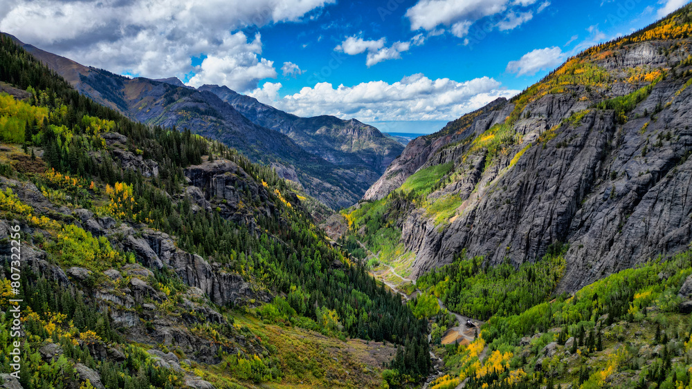 Majestic Valley View in the Mountains Majestic Valley View in the Mountains
