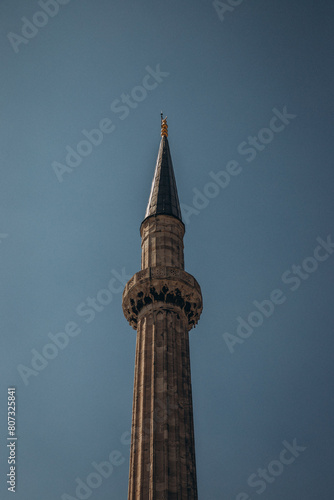 Photography minaret of mosque